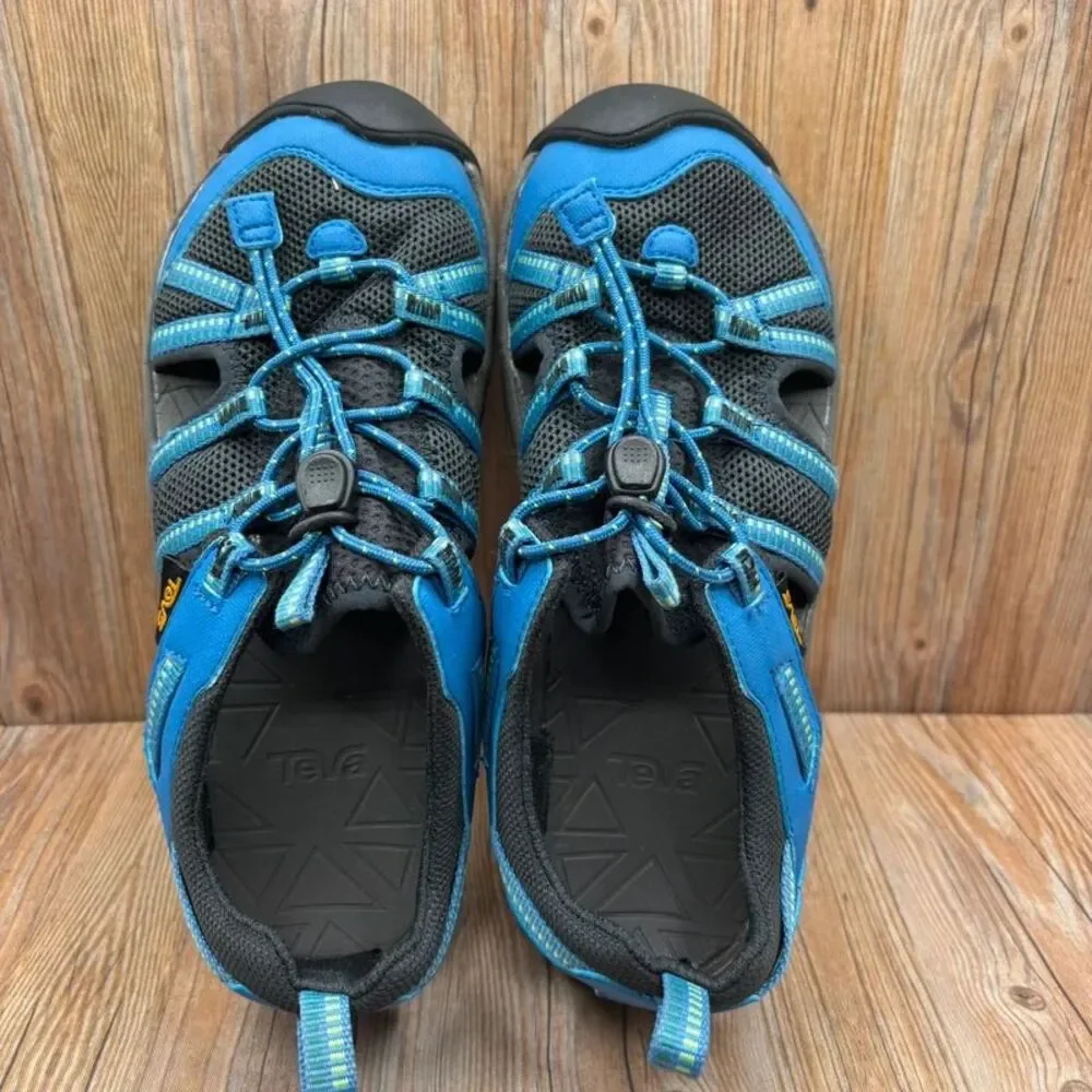 Teva Kids Unisex Manatee Water Hiking Sport Sandal Blue Graphite Size 4